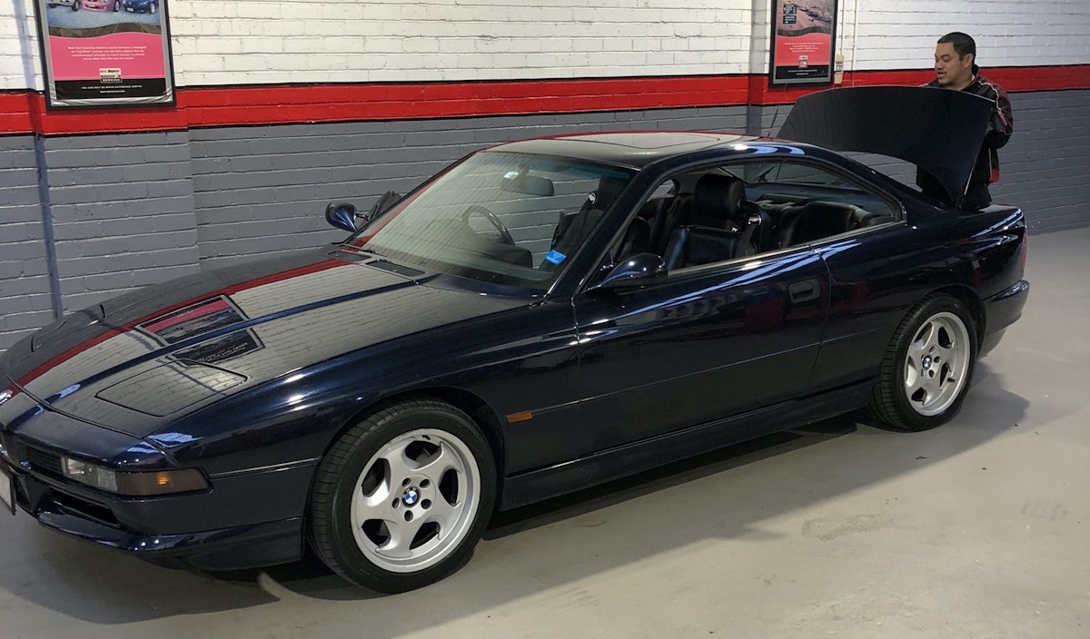 What an ageless body style this 1996 BMW 840 has. It is a Grand Tourer and very solid at high speeds. This is so different in design that often people don't thinks it's a BMW. And it is only 1 of 2 models that were made with pop-up headlights.